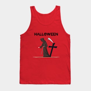 Halloween with divel T-Shirt Tank Top